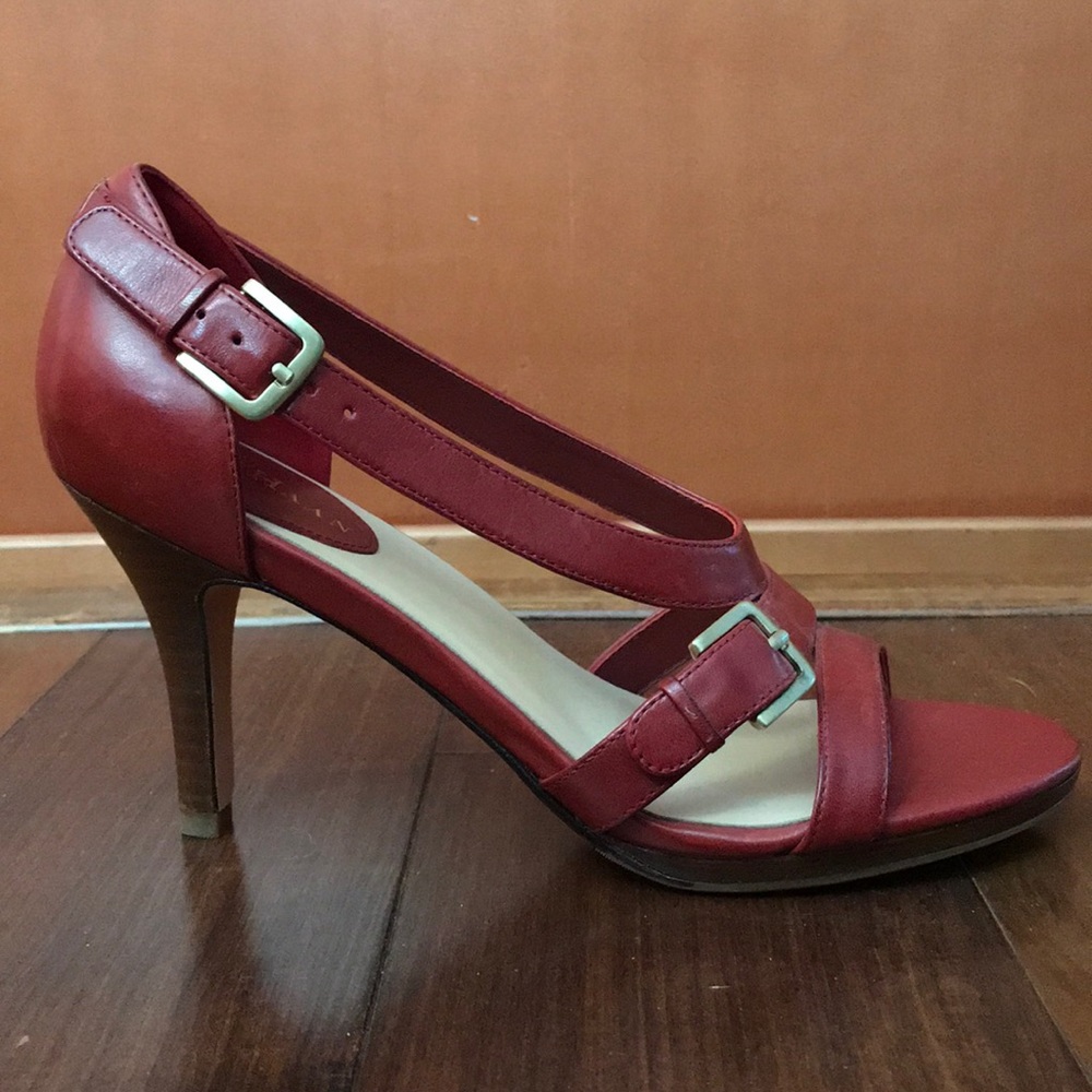 Cole Haan, Red Heeled Sandals